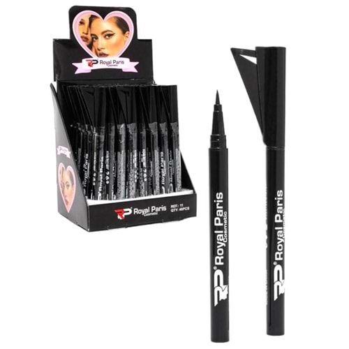 RP Royal Paris Çekme Aparatlı Kalem Likit Eyeliner Ref11 48*